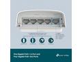 TP-Link SG2005P-PD Smart Switch, 4x GLan s PoE, 1x