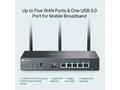 TP-Link ER706W - AX3000 Router VPN WiFi 6, 1x GWAN
