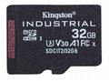 Kingston Industrial, micro SDHC, 32GB, UHS-I U3, C