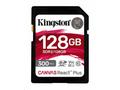KINGSTON 128GB Canvas React Plus SDHC UHS-II 300R,