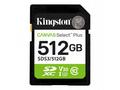 Kingston paměťová karta 512GB Canvas Select Plus G