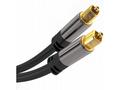 PremiumCord Kabel Toslink M, M, 6mm, 0,5m, černá