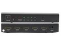 PremiumCord HDMI switch 4:1, kovový, dálkové ovl.
