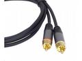 PremiumCord HQ stínený kabel stereo Jack 3.5mm-2xC