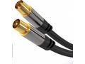 PremiumCord TV antenní HQ propojovací kabel M, F 7