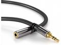 PremiumCord HQ stíněný prodlužovací kabel Jack 3.5