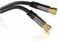 PremiumCord Satelitní antenní HQ kabel F male - F 
