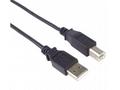 PremiumCord Kabel USB 2.0, A-B, 1m barva černá