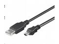 PremiumCord Kabel USB 2.0, A-B mini, 5pinů, 2m