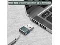 PremiumCord Aluminium USB C female - USB2.0 A Male