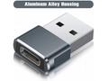 PremiumCord Aluminium USB C female - USB2.0 A Male