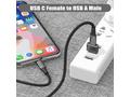 PremiumCord Aluminium USB C female - USB2.0 A Male