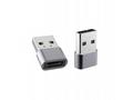PremiumCord Aluminium USB C female - USB2.0 A Male