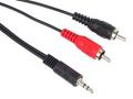 PremiumCord Kabel Jack 3.5mm-2xCINCH M, M 1,5m