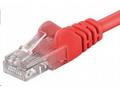 PremiumCord Patch kabel UTP RJ45-RJ45 CAT6 1m červ