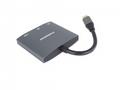 PremiumCord adaptér USB-C na HDMI, USB3.0, PD, roz