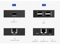 PremiumCord 4-port USB 2.0 extender po Cat5, Cat5e