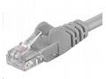 PremiumCord Patch kabel UTP RJ45-RJ45 CAT6 50m šed