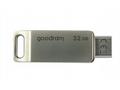 GOODRAM Flash Disk 32GB ODA3, USB 3.2, stříbrná