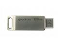 GOODRAM Flash Disk 128GB ODA3, USB 3.2, stříbrná