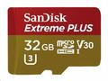 SanDisk MicroSDHC karta 32GB Extreme PLUS (10MB, s