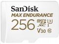 SanDisk MAX ENDURANCE microSDXC 256GB, C10, U3, V3