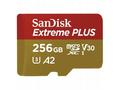 SanDisk Extreme PLUS microSDXC 256GB 200MB, s +ada