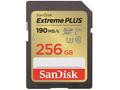 SanDisk Extreme PLUS, SDXC, 256GB, UHS-I U3, Class