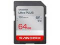 Sandisk Ultra PLUS SDXC karta 64GB UHS-I, V10, U1,