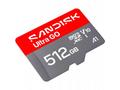 SanDisk MicroSDXC karta 512GB ULTRA GO(190MB, s, U