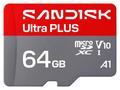 Sandisk Ultra PLUS micro SDXC karta 64GB UHS-I, V1