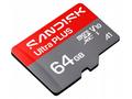 Sandisk Ultra PLUS micro SDXC karta 64GB UHS-I, V1