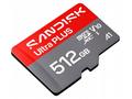 Sandisk Ultra PLUS micro SDXC karta 512GB UHS-I, V