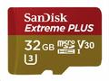 SanDisk MicroSDHC karta 32GB Extreme PLUS (R100, W