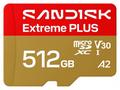SanDisk MicroSDHC karta 512GB Extreme PLUS (R250, 