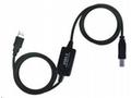PremiumCord USB 2.0 repeater a propojovací kabel A