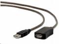 Gembird aktívny predlžovací kábel USB 2.0 (M-F), 1