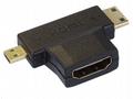 PremiumCord Adaptér HDMI na mini HDMI typ C a micr