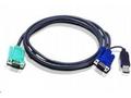 ATEN integrovaný kabel 2L-5202U pro KVM USB 1.8 M 