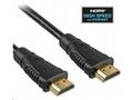 PremiumCord HDMI High Speed + Ethernet kabel, zlac