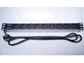 PremiumCord 19" PDU, 1U, 9x230V, 2m kabel Euro