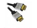 PremiumCord kabel HDMI M, M, zlac.a kovové HQ, 2m