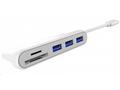 PremiumCord 5G SuperSpeed USB3.1 Typ-C hub 3x USB3