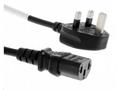 PREMIUMCORD Kabel napájecí 230V, zahnutá zástrčka 