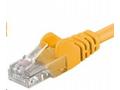 PremiumCord Patch kabel Cat5E UTP, délka 1.5m, žlu