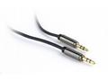 CABLEXPERT přípojný jack 3,5mm M, M, pozla., 1,8m