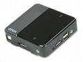 ATEN 2 port DisplayPort KVM USB, audio, včetně kab