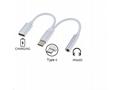PremiumCord Převodník USB-C na audio konektor jack