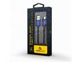 Gembird oplétaný denim USB-A, USB-C kabel 2m