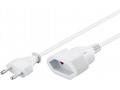PremiumCord Kabel síťový prodlužovací dvojvidlice 